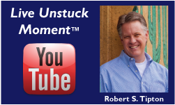 Live Unstuck Coaching Moment Logo, © 2011, Robert S. Tipton